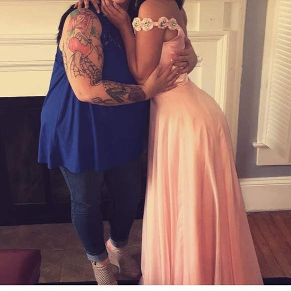 Pink SHERRI HILL prom dress - Picture 4 of 4